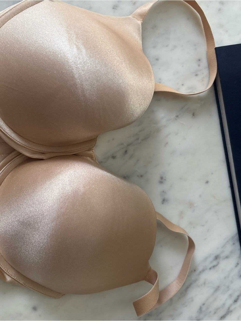 Cacique Satin Molded T-Shirt Bra - Nude Blush